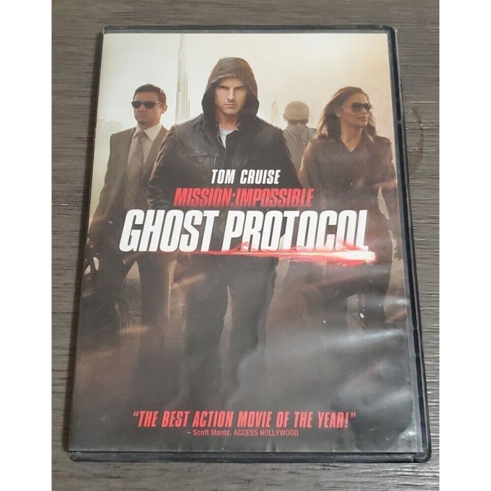 Mission: Impossible Ghost Protocol - DVD By Tom Cruise,Jeremy Renner VGC